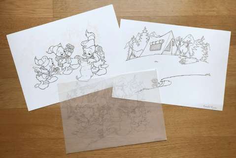 Roberto Ronchi | Junior Woodchucks - "9° Manuale delle Giovani Marmotte" - Final pencil and Ink - Signed Original by Roberto Ronchi - (1999) | Catawiki