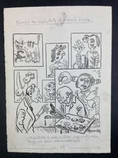 Giovanni Manca | Giovanni Manca - Picasso ha Rifiutato il Premio Lenin - Page volante - Exemplaire unique | Catawiki