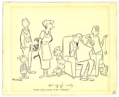 Walker - "F7144", Original Gag Panel (unknown date) | Russ Cochran