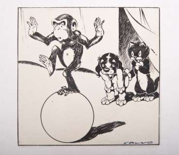 Calvo- Aap op bal | Zwiggelaar Auctions