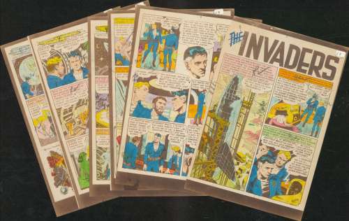 Wood - "The Invaders", Weird Science #09 (1951) | Russ Cochran