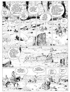 Thierry GIROD - Planche originale 17 de WANTED tome 6 Andale Rosita