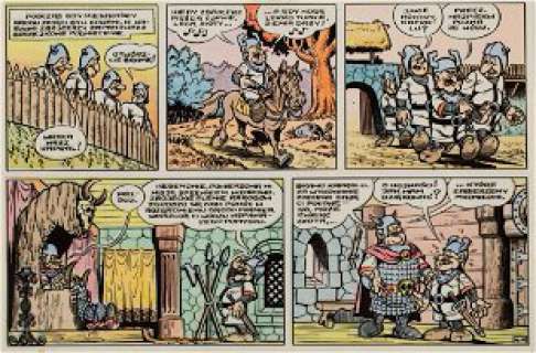 Janusz Christa (1934 - 2008) "Kajko and Kokosz" - | Desa Unicum