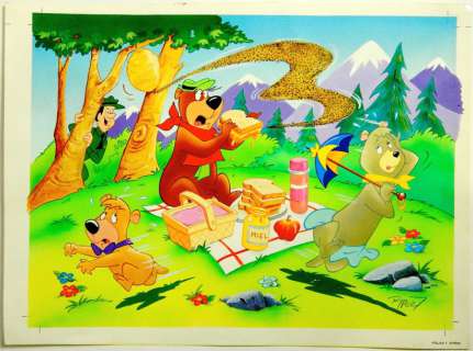 Hanna-Barbera Licensing / Rypert, Fabien  (1964) | HANNA-BARBERA licensing / RYPERT, Fabien Yogi l’ours - illustration or | Estim Nation