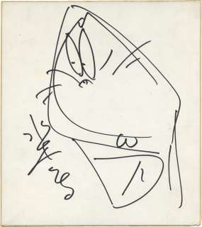 Shigeru Mizuki Hand Drawn Shikishi "GeGeGe no Kitaro" | Mandarake (Big Web)