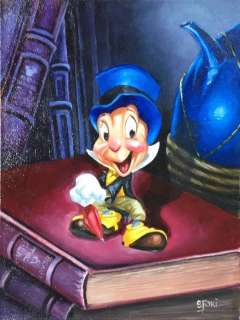 Dolfi Stoki | Pinocchio - Jiminy Cricket Original Art - (2021) | Catawiki