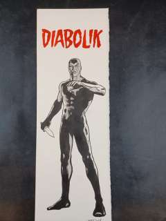 Larry Camarda | Diabolik - Larry Camarda - Vertical Art "Diabolik" - Firmata - Page volante - Exemplaire unique - (2018) | Catawiki