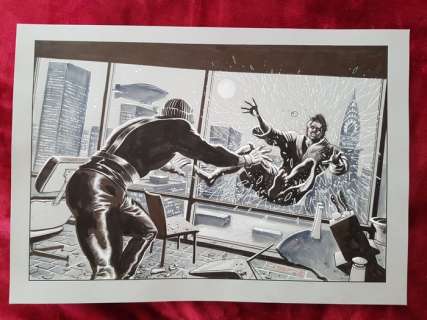 Juan E. Ferreyra | Watchmen - - Les guardiens-Le Comédien et Ozymandias - Juan E. Ferreyra original - Exemplaire unique | Catawiki