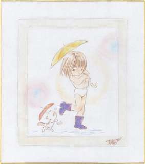 Aki Uchiyama Hand-Drawn Color Shikishi | Mandarake (Big Web)