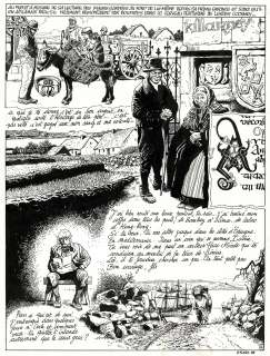 Franz | Lester Cockney, planche originale à l’encre de chine. | Septimus