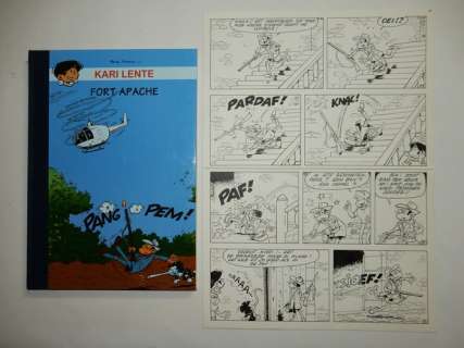 Mau, Bob | Kari Lente - Luxe album met originele pagina - Fort Apache - Oplage: 46 ex. - Cartonné - EO - (2008) | Catawiki