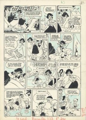 Claude Marin | Mireille 173, page 24, planche 43 | Galerie 9ème Art