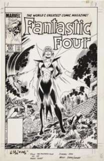 John Byrne and Jerry Ordway Fantastic Four #281 Cover Original Art (Marvel, 1985). This piece is the first - | Heritage
