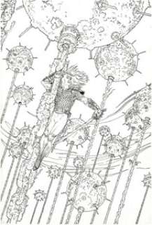 Michael W. Kaluta Aquaman: Sword of Atlantis #51 Cover Original Art DC, 2007). In this saga, Black Manta is -