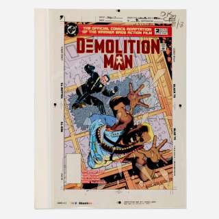 Kevin Maguire, Demolition Man #2 Cover Four-Color Proof (1993, DC Comics) | Landry Pop Auctions