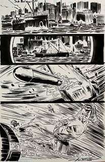 Mitchell Breitweiser - 43 x 28 cm. - Sub-Mariner #1 page 1 - 70th. Anniversary issue! - Mitch Breitweiser - Original Sub-Mariner page - Exemplaire unique - (2009)