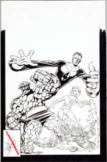 John Byrne Fantastic Four Annual #17 Cover Original Art (Marvel, 1983). This masterwork is only the third John - | Heritage