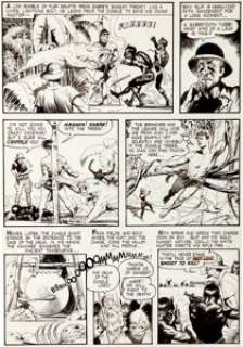 Frank Frazetta Thun’da #1 "When the Earth Shook" Page 5 Original Art (Magazine Enterprises, - | Heritage