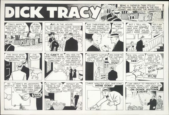 Dick Tracy- Sunday Page Photo Stat-(1947) | Russ Cochran