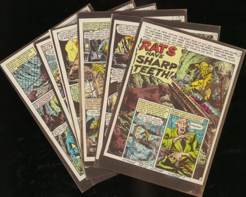 Ingels-Rats Have Sharp Teeth!Vault 14, 6pg Silver Print Story (1950) | Russ Cochran