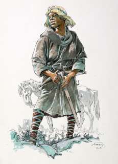 Hermann | Les Tours de Bois Maury, illustration Ã  l’aquarel… | Millon