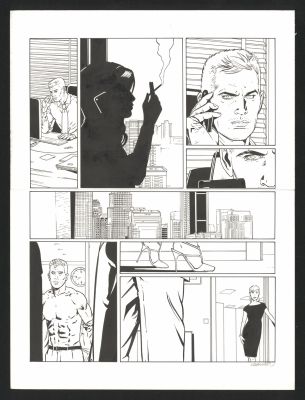 Bernard Vrancken | I.R.$. - Larry’s paradise (T.17) - Planche originale 2 | Daniel Maghen