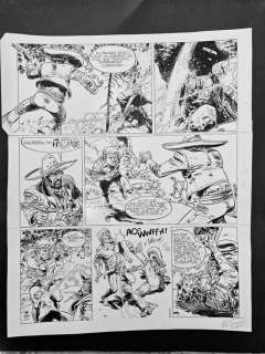 Rouge, Michel | Rouge, Michel - Planche originale (p.43) - Comanche T11 - Les fauves - (1990) | Catawiki