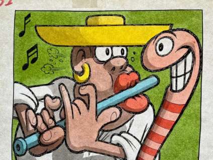 Jacovitti, Benito | Jacovitti - Illustrazione originale "Il Salgarone" - Page volante - Exemplaire unique - (1976) | Catawiki