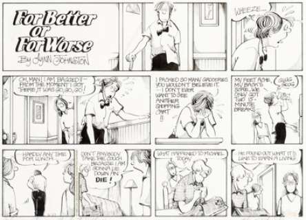 Lynn Johnston For Better or For Worse Sunday Comic Strip dated 6-27-93 (Universal Press Syndicate, 1993).  -