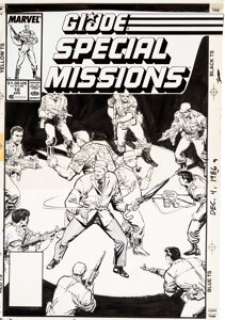 Ron Wagner and Bob McLeod G. I. Joe Special Missions #10 Cover Original Art (Marvel, 1988). Roadblock and -