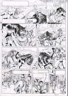 Morgane - Lupus Deï, planche n°19 Ã  l‘encre de Chine de l…