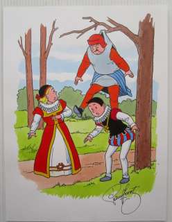 Paul Geerts | Suske en Wiske - Originele tekening in kleur - Het Spaanse spook | Catawiki