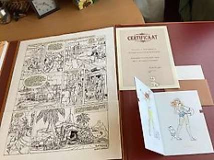 Henk Kuijpers - Franka 14 & 1 5 - Mega Editie I: Het Portugese goudschip / De ogen van de roerganger + Originele pagina (p.3) - Cartonné - EO - (1998)