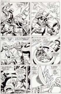 Jack Kirby and Joe Sinnott Tales of Suspense #94 "If This Be... Modok!" Page 9 Captain America -