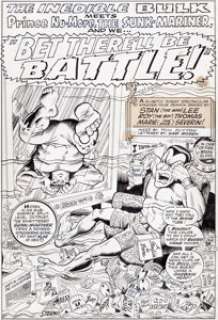 Marie Severin and Tom Sutton Not Brand Echh #9 Splash Page 2 Original Art (Marvel, 1968). Featuring the -