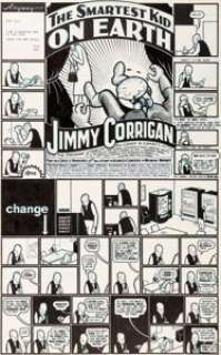 Chris Ware Acme Novelty Library #5 Complete  Story Pages 5-6 Jimmy Corrigan Original Art (Fantagraphics,  1995)....