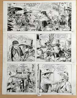 Aldo Capitanio - Original page for Tex. Cm. 31,5x40. Ink. Mint