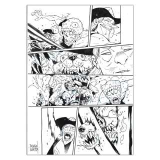 Sylvain Repos – Lowreader 5 | L’Ultime Samouraï de la Route 66 - Planche originale page 47 | Achetez de l’Art