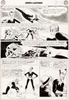 Gil Kane and Joe Giella Green Lantern #18 Story Page 10 Sinestro Original Art (January, 1963)....