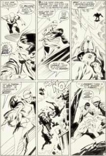 John Buscema and Dan Adkins Silver Surfer #11 Story Page 19 Original Art (Marvel, 1969).... | Heritage
