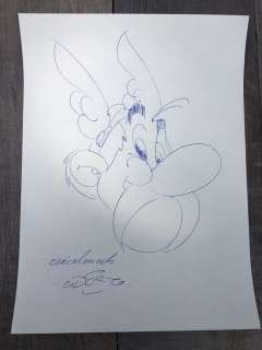 Uderzo | Uderzo, Albert - Dessin original dédicacé - Astérix | Catawiki