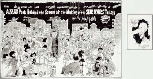 Paul Coker Jr. MAD Star Wars Spectacular "A Mad Peek Behind the Scenes at the Making of the Star Wars Trilogy." Do...