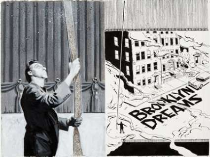 Glenn L. Barr Brooklyn Dreams #1 Pages 4 and 5 Original Art (DC, 1994)....