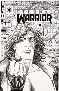 Barry Windsor-Smith Eternal Warrior #7 Cover Enhanced Original Art (Valiant, 1993).... | Heritage