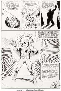 Steve Ditko Amazing Spider-Man #18 Story Page 22 Original Art (Marvel, 1964)....