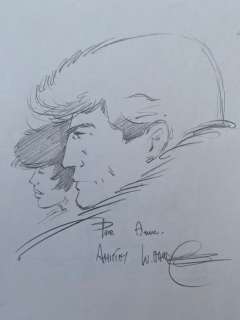 Vance, William | Vance, William - Dessin original dédicacé - XII - XIII & Jones | Catawiki