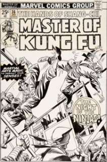  - Gil Kane and Mike Esposito Master of Kung Fu #36 Cover Shang-Chi Original Art (Marvel, 1976)....