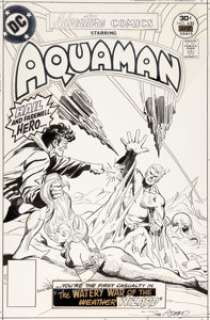  - Jim Aparo Adventure Comics #450 Aquaman Cover Original Art (DC, 1977)....