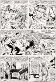 Jack Kirby and Joe Sinnott Fantastic Four #46 Story Page 4 Original Art (Marvel, 1966).... | Heritage