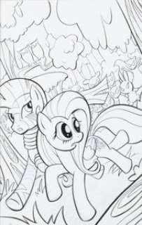  - Tony Fleccs My Little Pony: Friends Forever #5 Jetpack Exclusive Variant Cover Original Art (IDW, 2014)....